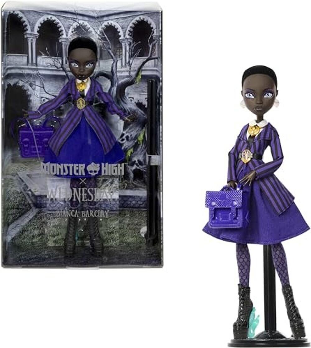 Monster High X Wednesday Collectible Doll Bianca Barclay NWT
